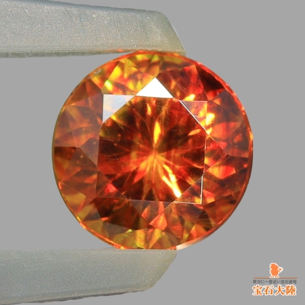 天然スファレライト 0.92ct 【煌めくオレンジ】 スペイン
