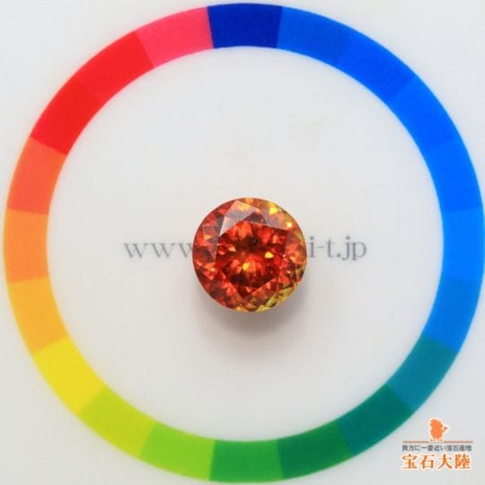 天然スファレライト 6.65ct 【輝くラウンドカット】11mm スペイン