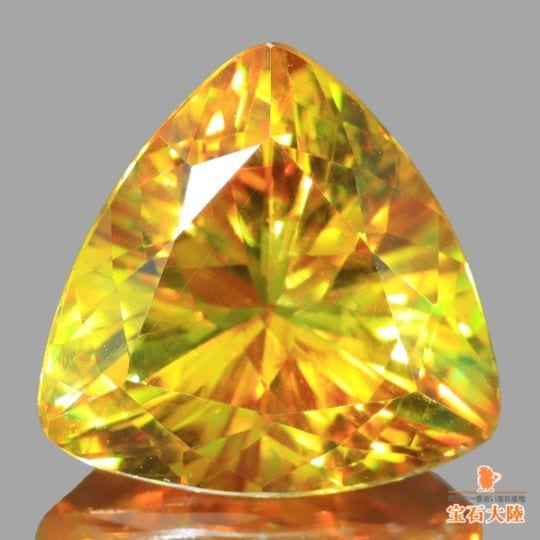 天然スファレライト 5.92ct 【輝くトリリアントカット】11ｍｍ スペイン