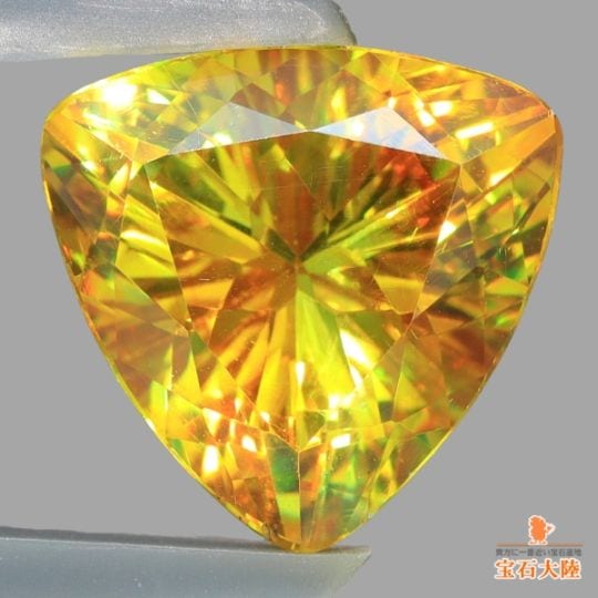 天然スファレライト 5.92ct 【輝くトリリアントカット】11mm スペイン