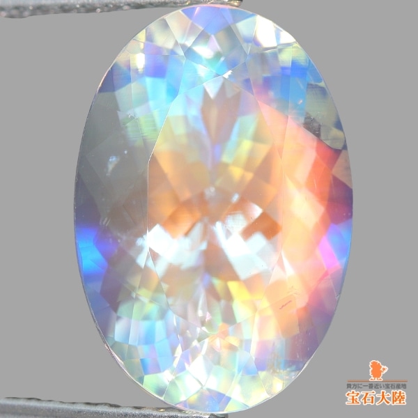 天然アンデシンラブラドライト 6.22ct 【レインボー・美品】マダガスカル