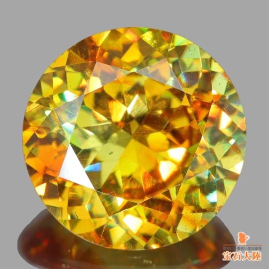 天然スファレライト 5.62ct 【輝くラウンドカット】10ｍｍ スペイン