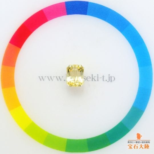天然イエローサファイア 1.62ct 【非加熱】 スリランカ