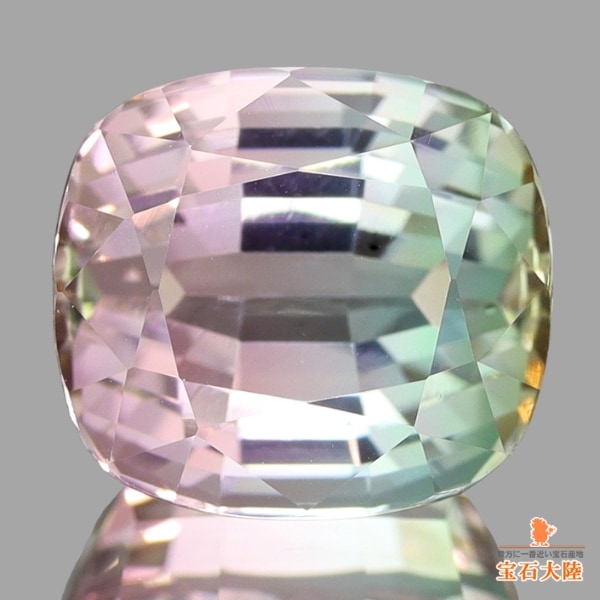 天然バイカラートルマリン 3.30ct 【桜の色彩】美品