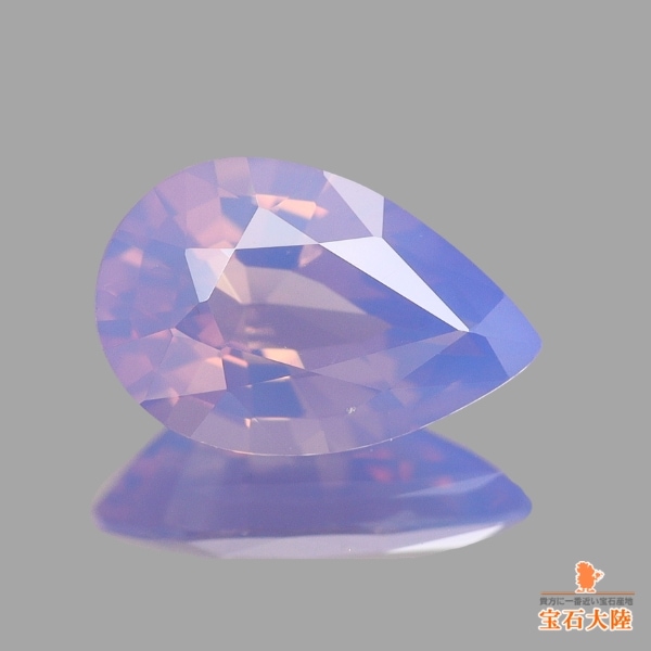 天然サファイア 0.54ct 【ミルキーパープル・非加熱】ベトナム　