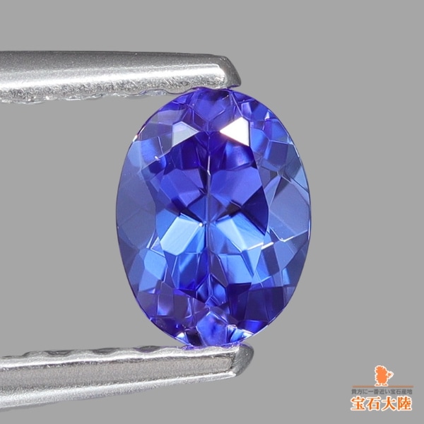 天然タンザナイト 0.32ct【パープリッシュブルー】 オーバル