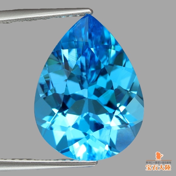 天然トパーズ 8.53ct【鮮やかスイスブルー】ブラジル