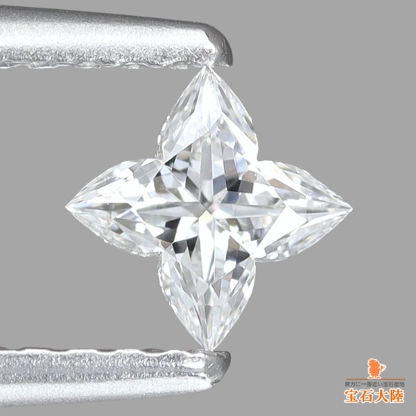 天然ダイヤモンド 0.55ct/2P 【オーキディアカット・ペア】D IF/D VVS2
