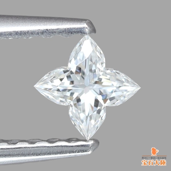天然ダイヤモンド 0.19ct 【オーキディアカット】E VS2 GIA鑑定付 ※オーダー限定
