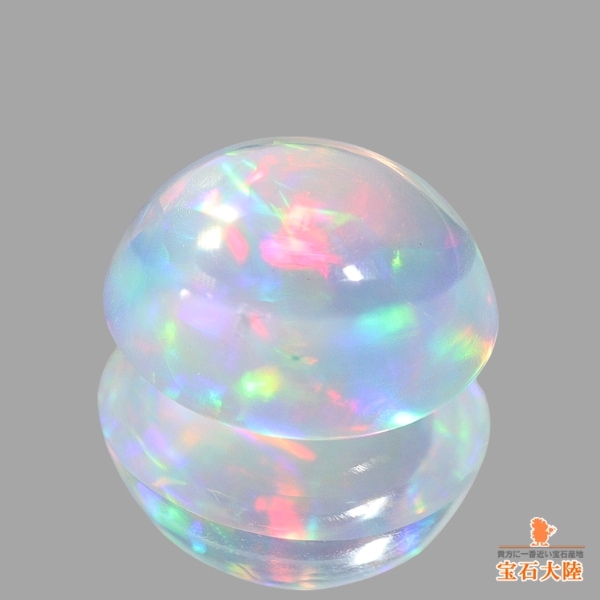 天然ウォーターオパール 1.07ct 【美遊色】 メキシコ