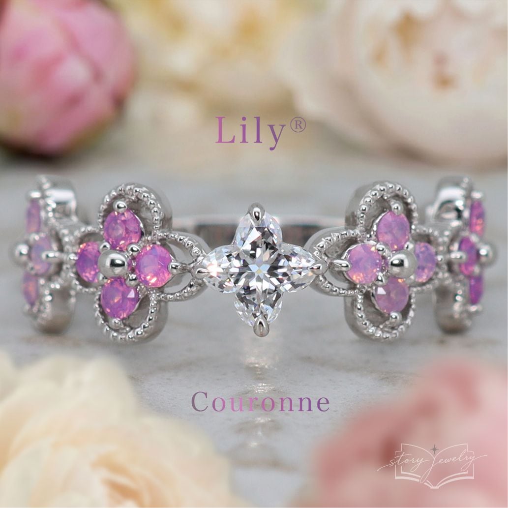 Lily Couronne リング GIA鑑定書付 【14周年記念】