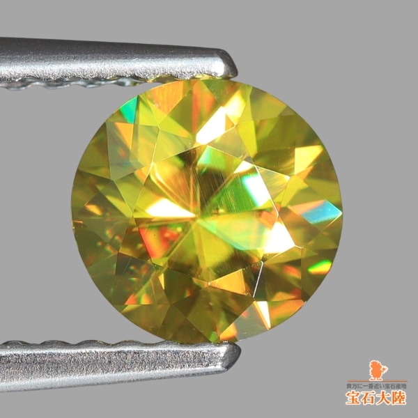 天然スフェーン 0.83ct 【煌めくイエロー】 マダガスカル
