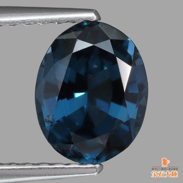 天然スピネル 1.63ct 【Deep blue】 スリランカ