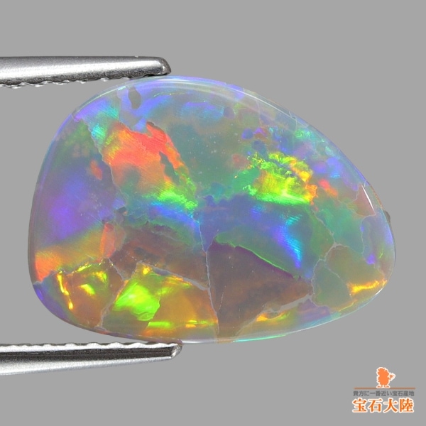 天然ブラックオパール 2.16ct【マルチ美遊色】ライトニングリッジ