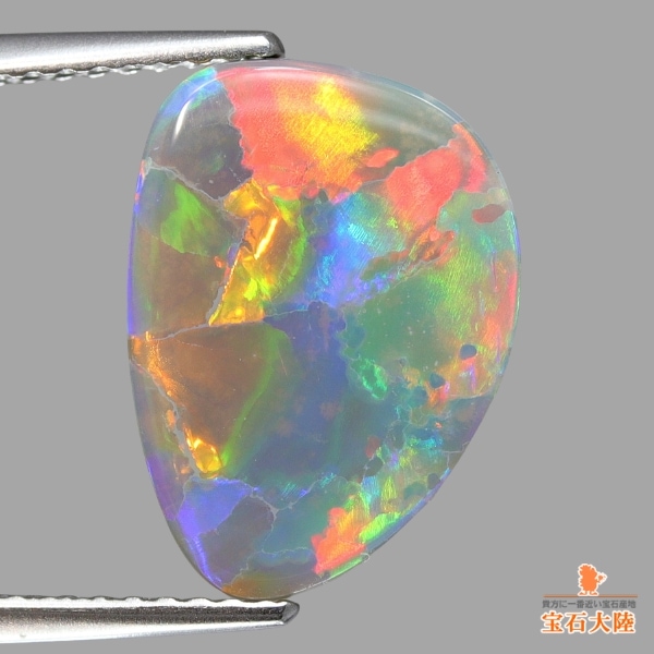 天然ブラックオパール 2.16ct【マルチ美遊色】ライトニングリッジ