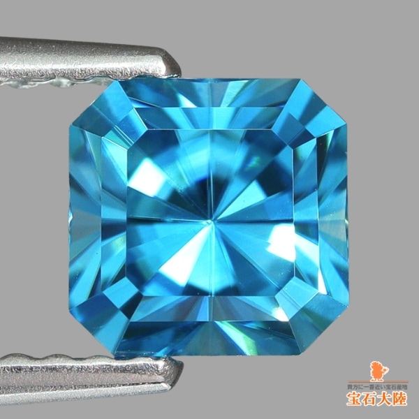 天然ジルコン 1.62ct 【極輝・高品質】ドイツカット マラウイ