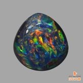 天然ブラックオパール 0.95ct 【黒生地・マルチ遊色】ライトニングリッジ