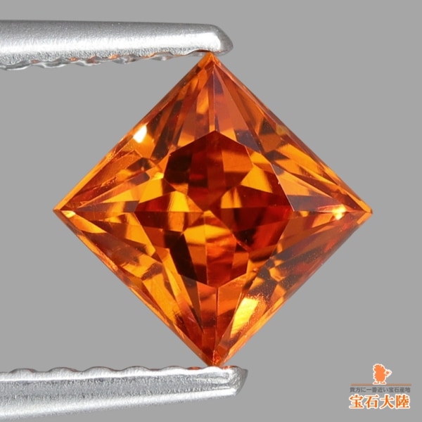 天然スペサルティンガーネット 1.84ct 【高品質・マンダリン】 タンザニア
