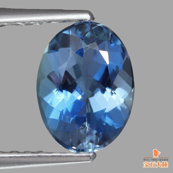 天然アクアマリン 0.97ct 【非加熱サンタマリア】 美品 ブラジル・Tatu産