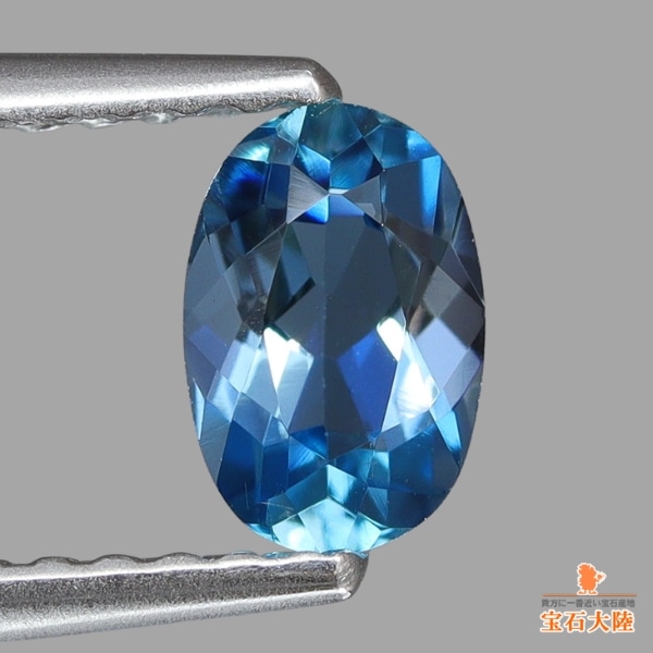天然アクアマリン 0.42ct 【サンタマリアカラー・非加熱】 ブラジル