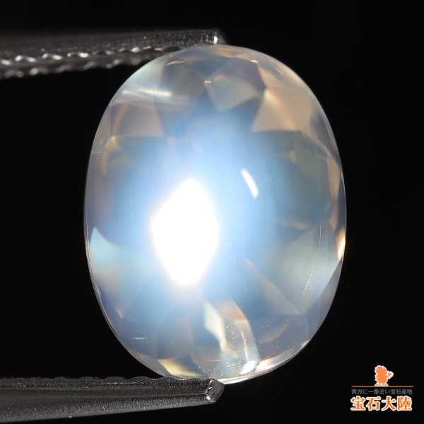 天然ムーンストーン 3.32ct 【神秘的ブルーシラー】高品質バフトップ