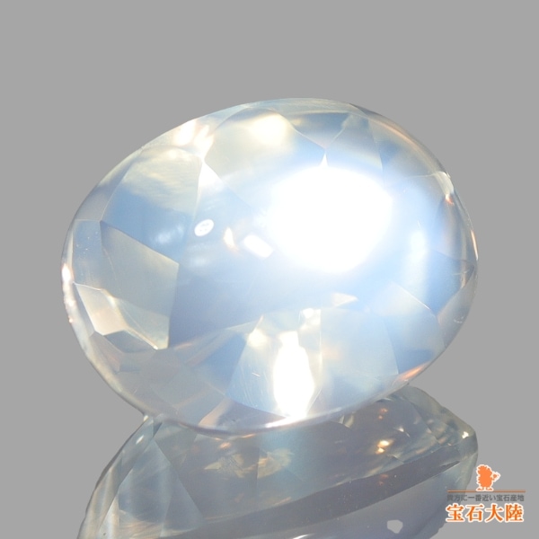 天然ムーンストーン 3.32ct 【神秘的ブルーシラー】高品質バフトップ