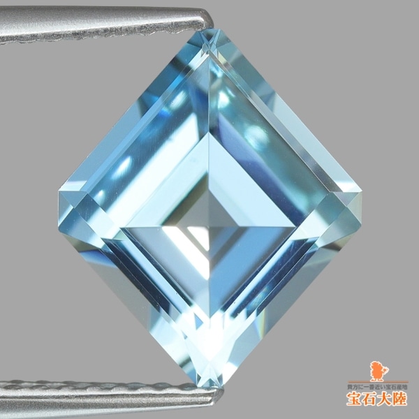 天然アクアマリン 2.11ct 【アメリカンカット】 マダガスカル