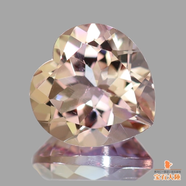 天然アメトリン 3.42ct【ハートシェイプ】ボリビア