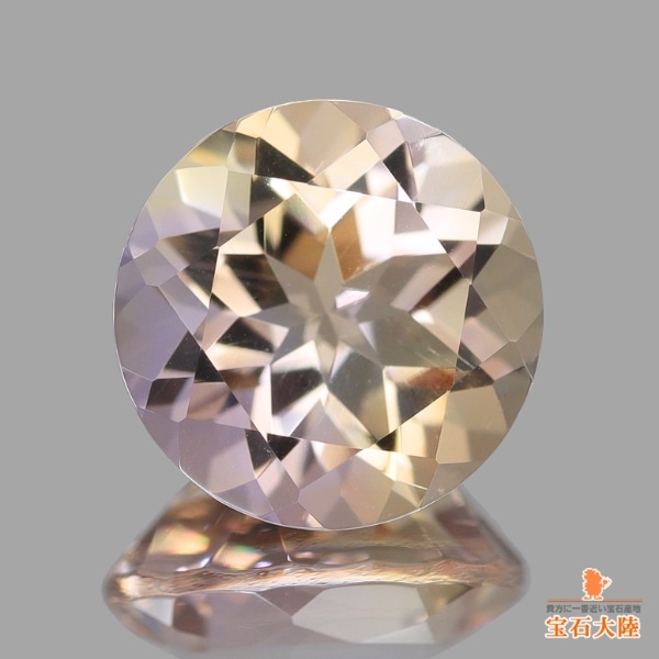 天然アメトリン 3.37ct【ボリビア】ラウンドカット