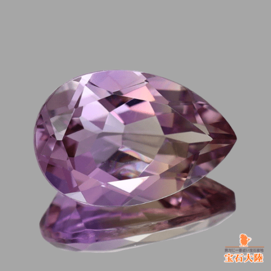 天然アメトリン3.06ct【ペアシェイプ】ボリビア