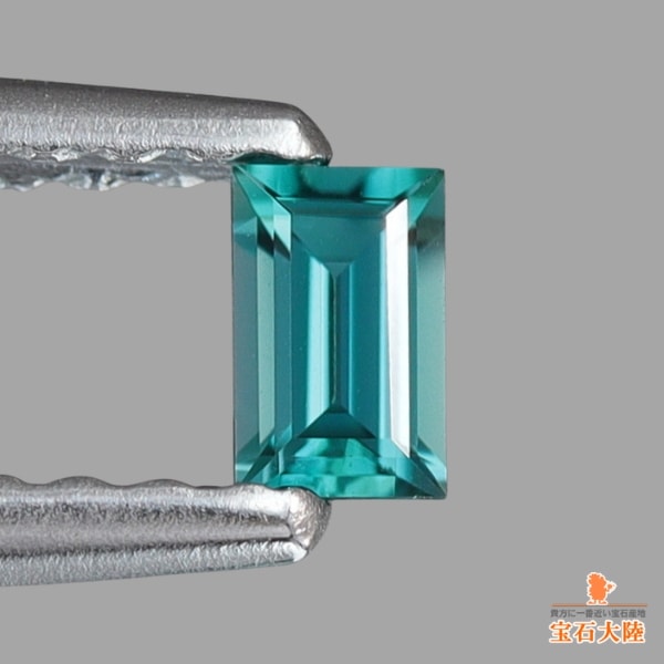 天然ブルートルマリン 0.98ct 【インディゴライト】 トリリアント GIA
