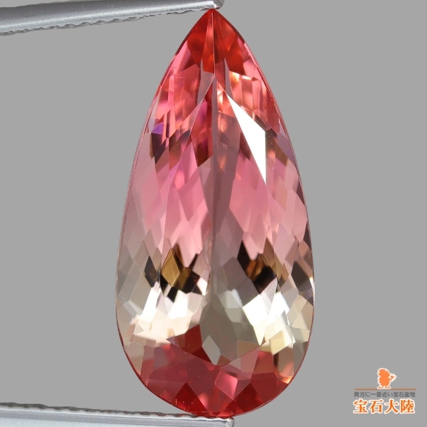 天然バイカラートルマリン 1.88ct 【極上ピンク&グリーン】 ブラジル