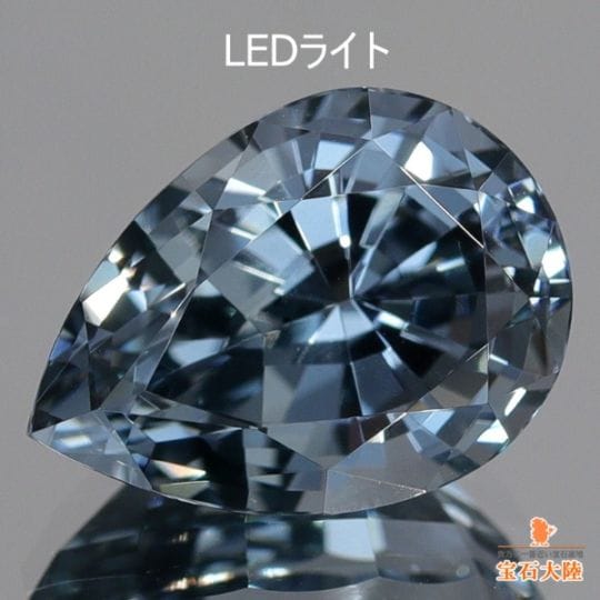 天然スピネル 2.91ct 【煌めくプラチナブラック】美品 ミャンマー