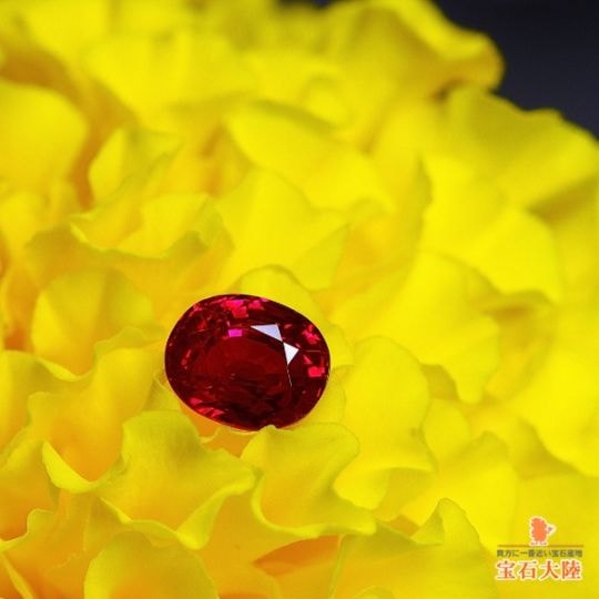 天然ルビー 1.12ct 【Pigeon's Blood】美品 ミャンマー GIA産地鑑別