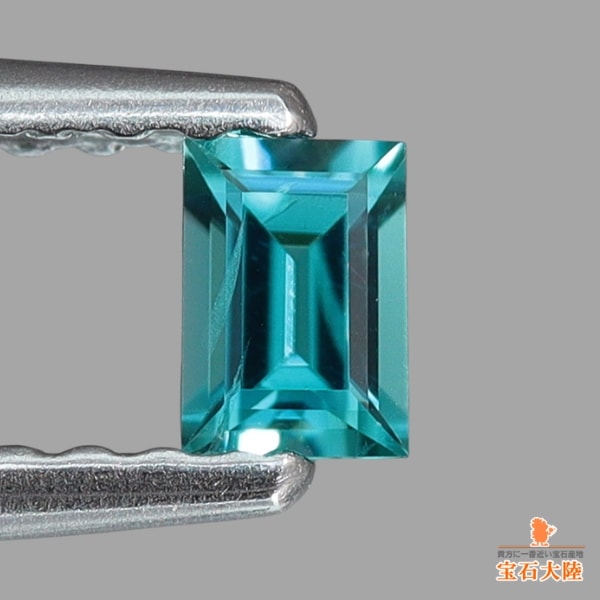 天然バイカラートルマリン 1.29ct 【インディゴライト】 美品