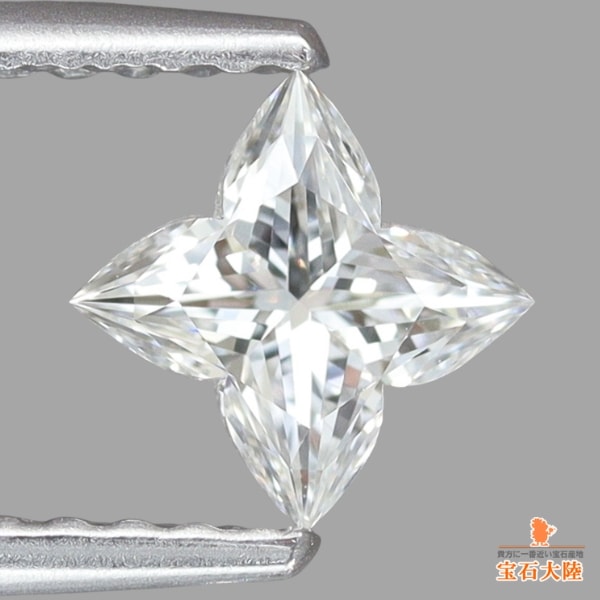 天然バイカラーサファイア 0.38ct 【ブルー&ホワイト】 スリランカ