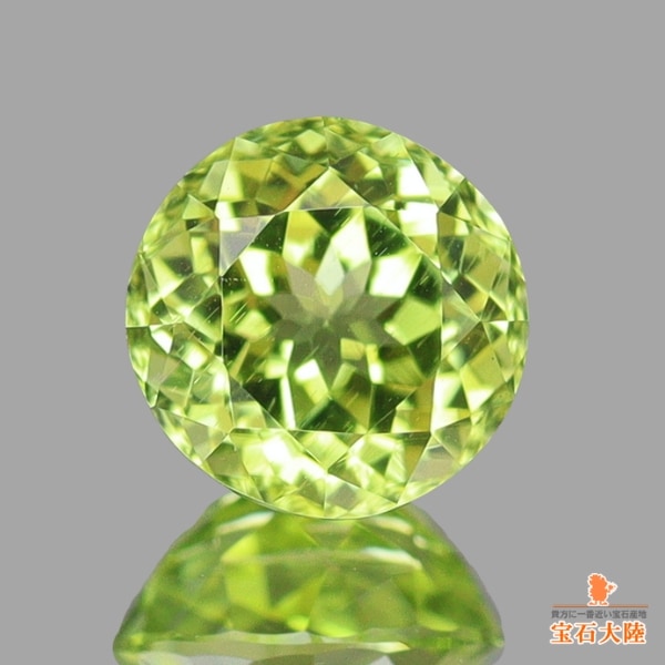 天然ペリドット 0.36ct 【隕石・レインボー】パラサイト