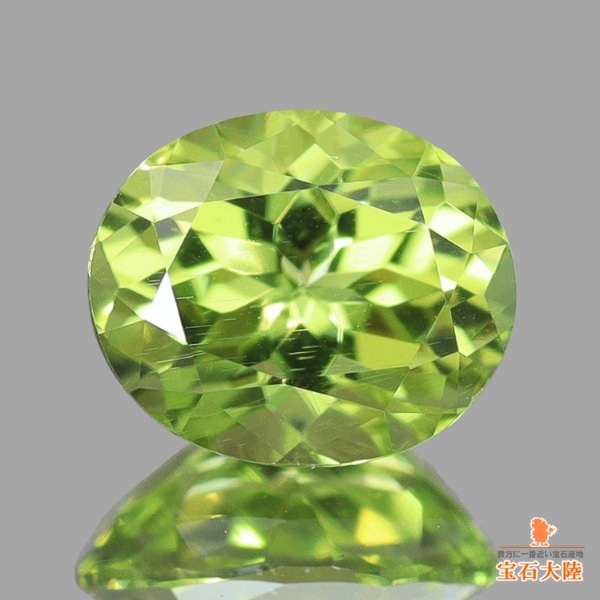 天然ペリドット 0.55ct 【隕石・パラサイト】 オーバル