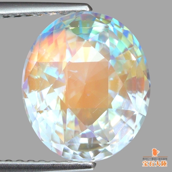 天然アンデシンラブラドライト 5.61ct 【レインボーシラー】 美品