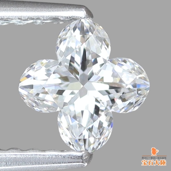 天然ダイヤモンド 0.60ct 【リリィカット】E VVS2 GIA鑑定付　※オーダー限定