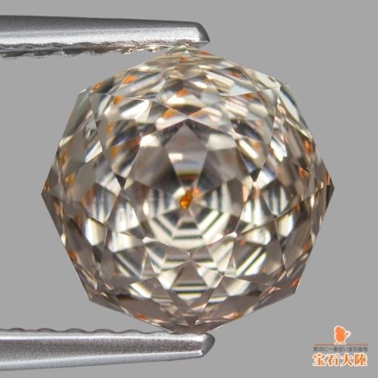 天然ガーネットインクォーツ 2.71ct 【カスタムカット】