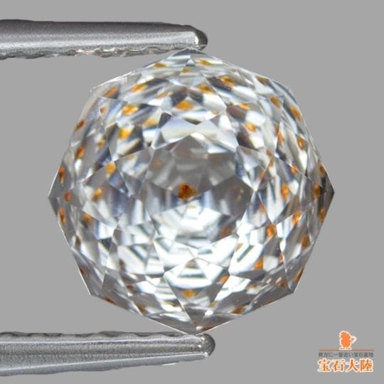 天然ガーネットインクォーツ 2.16ct 【万華鏡】カスタムカット