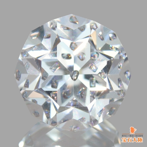 天然アナテースインクォーツ 4.67ct【万華鏡】カスタムカット