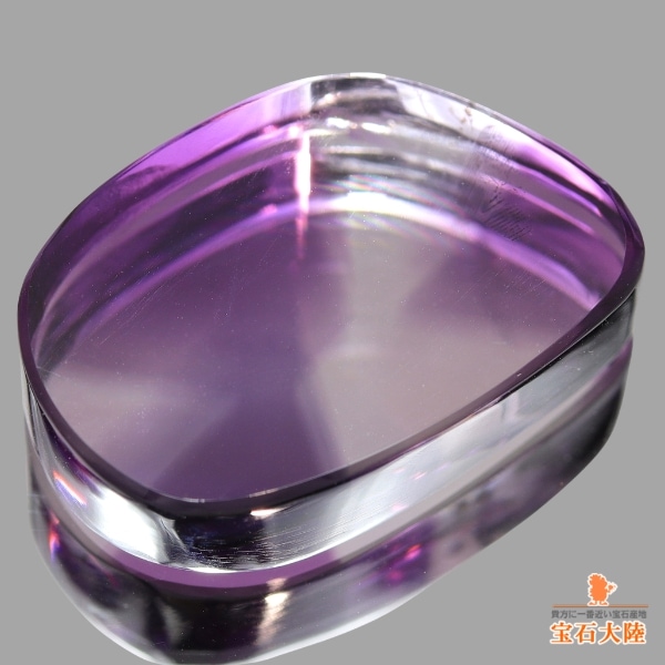 天然アメシスト 23.50ct 【個性的バイカラー】ミャンマー・モゴック