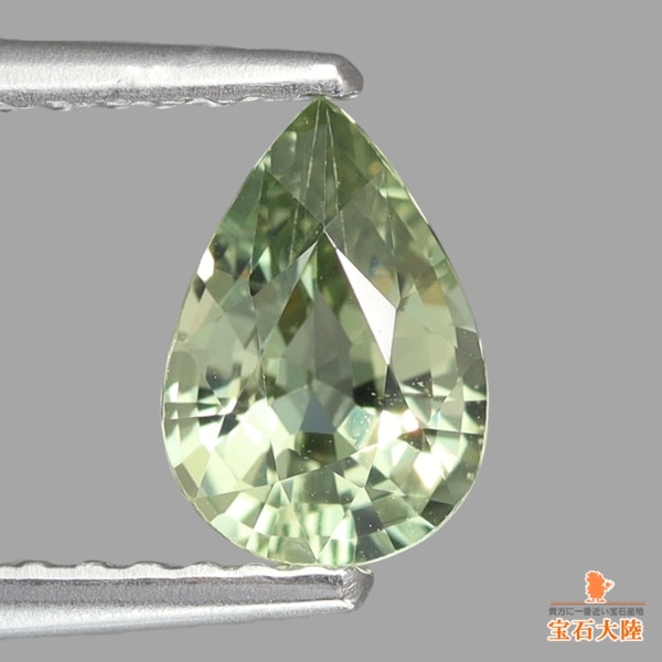 天然サファイア 0.85ct【ティーグリーン・非加熱】マダガスカル