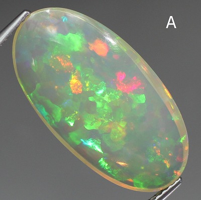 5.33ct天然エチオピアオパール【ダブルサイド遊色】◇CM