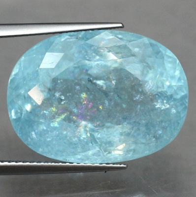 30.95ct天然パライバトルマリン【ブルー】中宝研分析報告書付