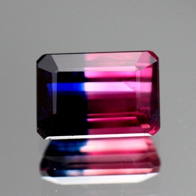 0.87ct天然バイカラーサファイア【非加熱】　鑑別付