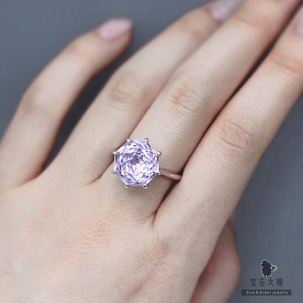 RING COLLECTION【OCTAGONAL CROWN】 12mmローズカット専用リング枠