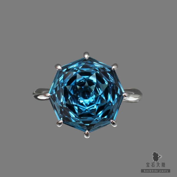 RING COLLECTION【OCTAGONAL CROWN】 12mmローズカット専用リング枠